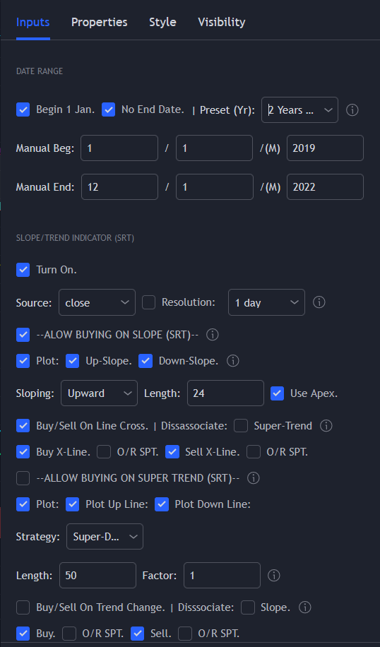 Bot Set Up Menu